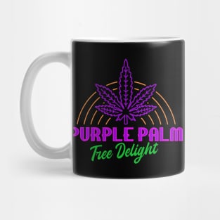 Purple Palm Tree Delight Mug